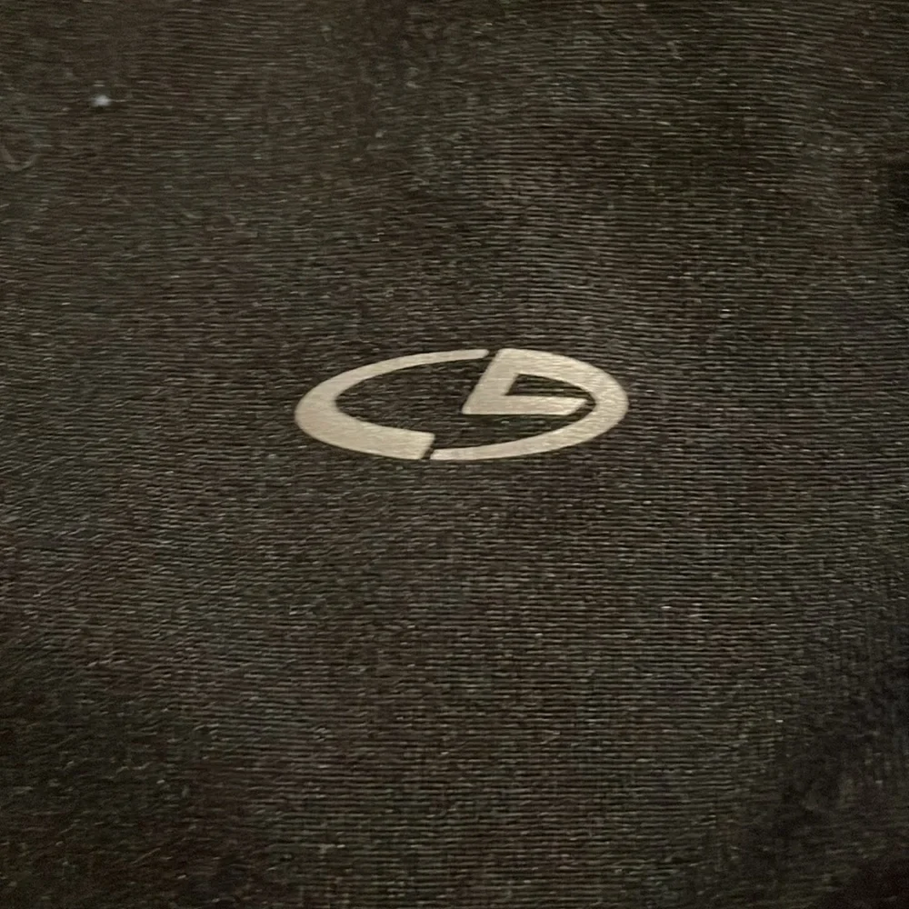Champion‎ Black Gray White Active Leggings Sz Medium